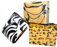 Load image into Gallery viewer, Cool Handmade Soap - Jungle - Zebra
